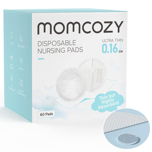 Peceta gjiri njëpërdorimshme Momcozy ultra-thin ultra-absorbent (60 copë)
