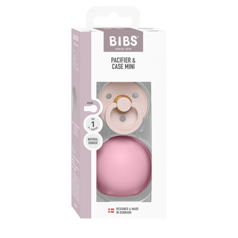 Biberon BIBS Colour me Kuti Mini - Petal/Baby Pink